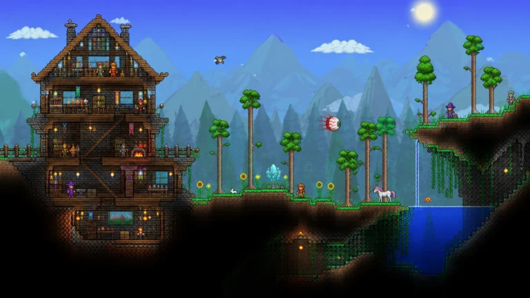 Jogos parecidos com terraria