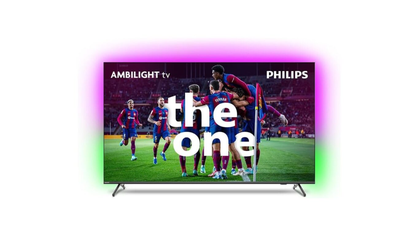 presente de natal smart tv philips the one 65 com design europeu esta com 13 de desconto