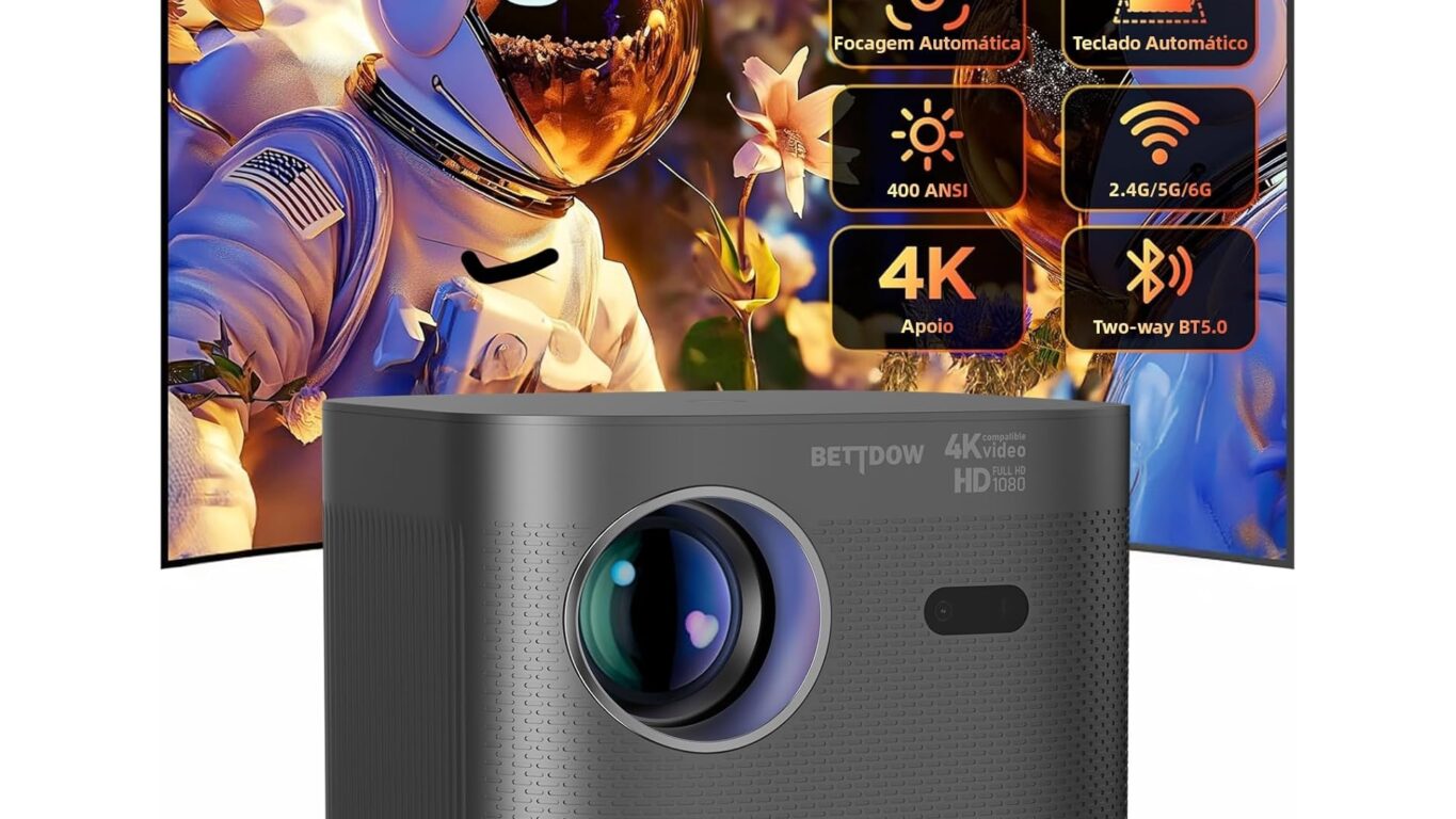 Projetor Bettdow 4K com 25% de Desconto na Amazon – Veja a Oferta 1 projetor bettdow 4k com 25 de desconto na amazon veja a oferta