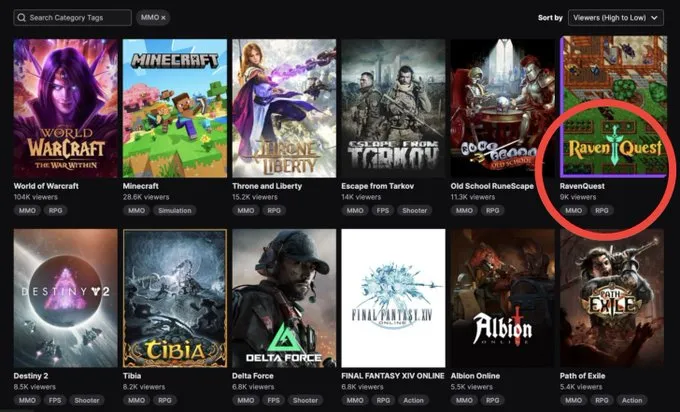 RavenQuest, MMORPG Play-to-Earn, é lançado com sucesso e se torna um dos mais assistidos na Twitch em menos de 24h 2 download 3 1