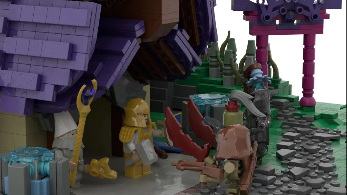 Fã recria cena clássica de World of Warcraft com peças de LEGO 14 download 1 3
