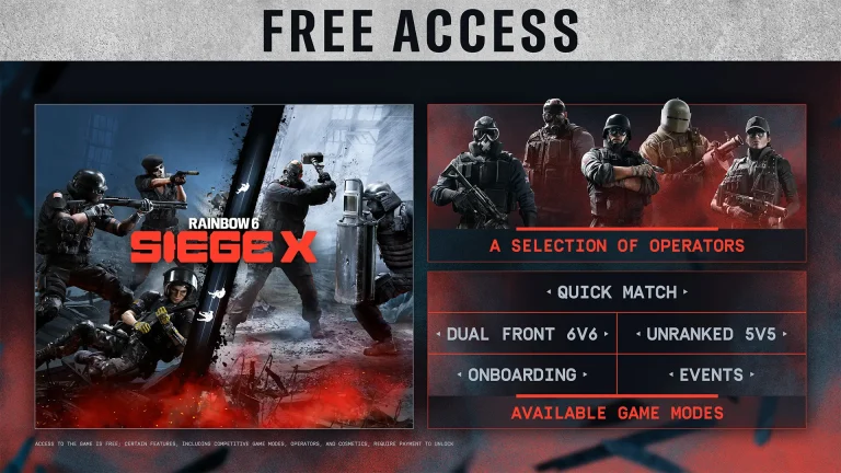 Rainbow Six Siege X libera acesso gratuito com novos modos e operadores
