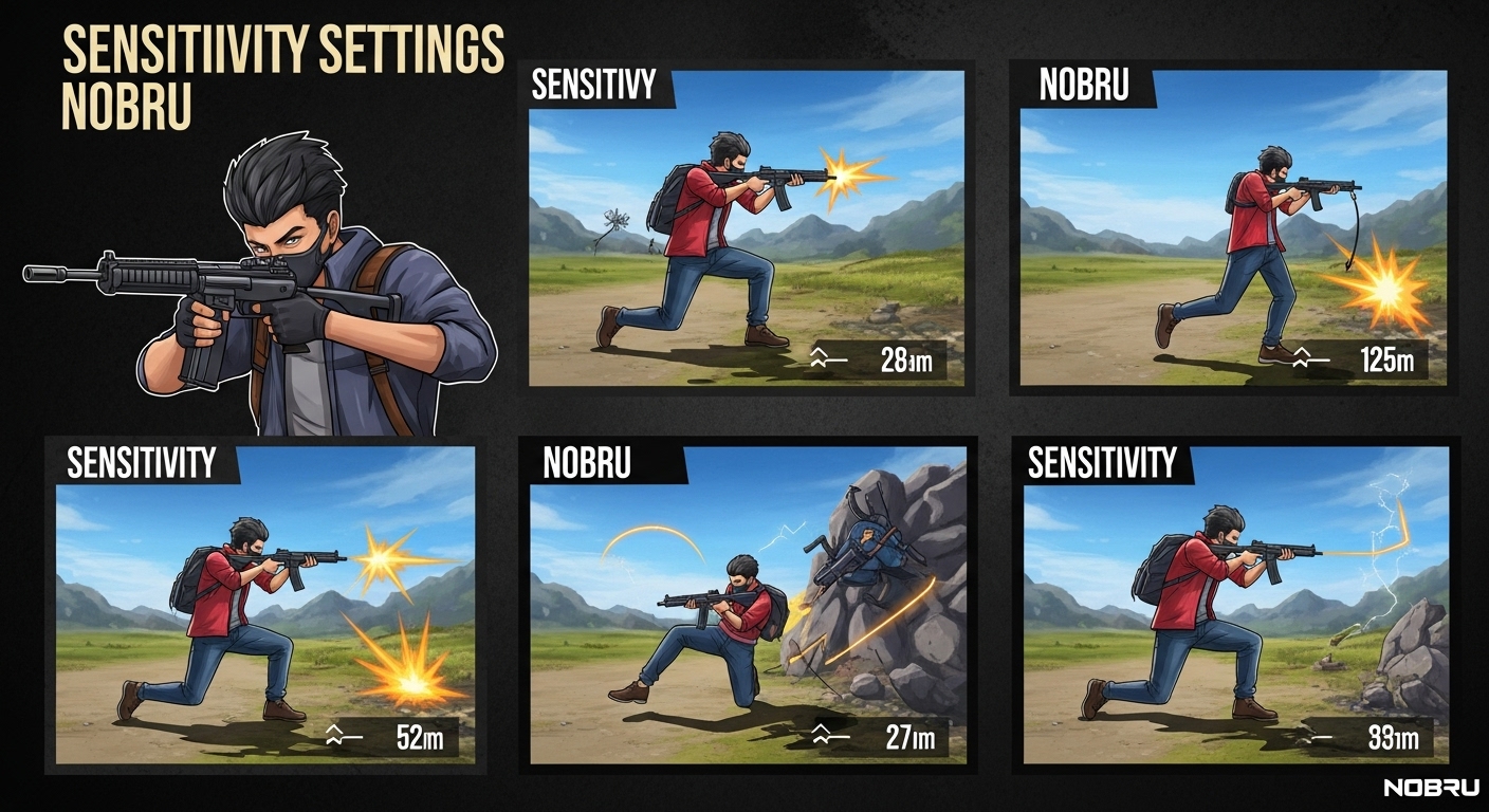 Sensibilidade do Nobru no Free Fire: O Segredo do Tiro na Cabeça 15 sensibilidade do nobru free fire