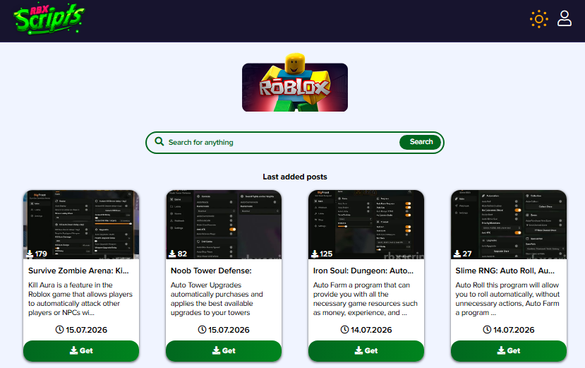 site de scripts