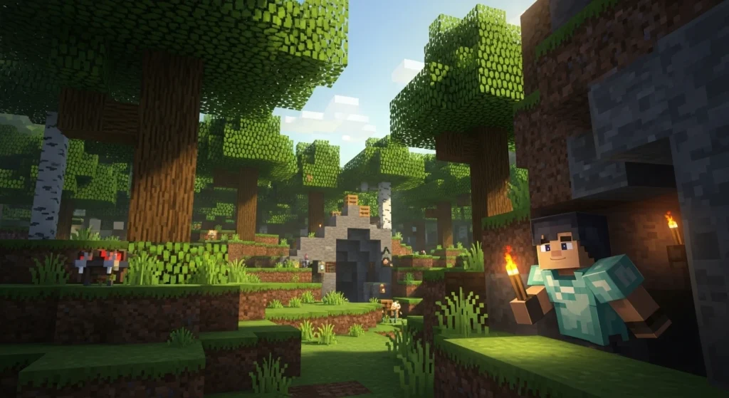como jogar minecraft pocket edition