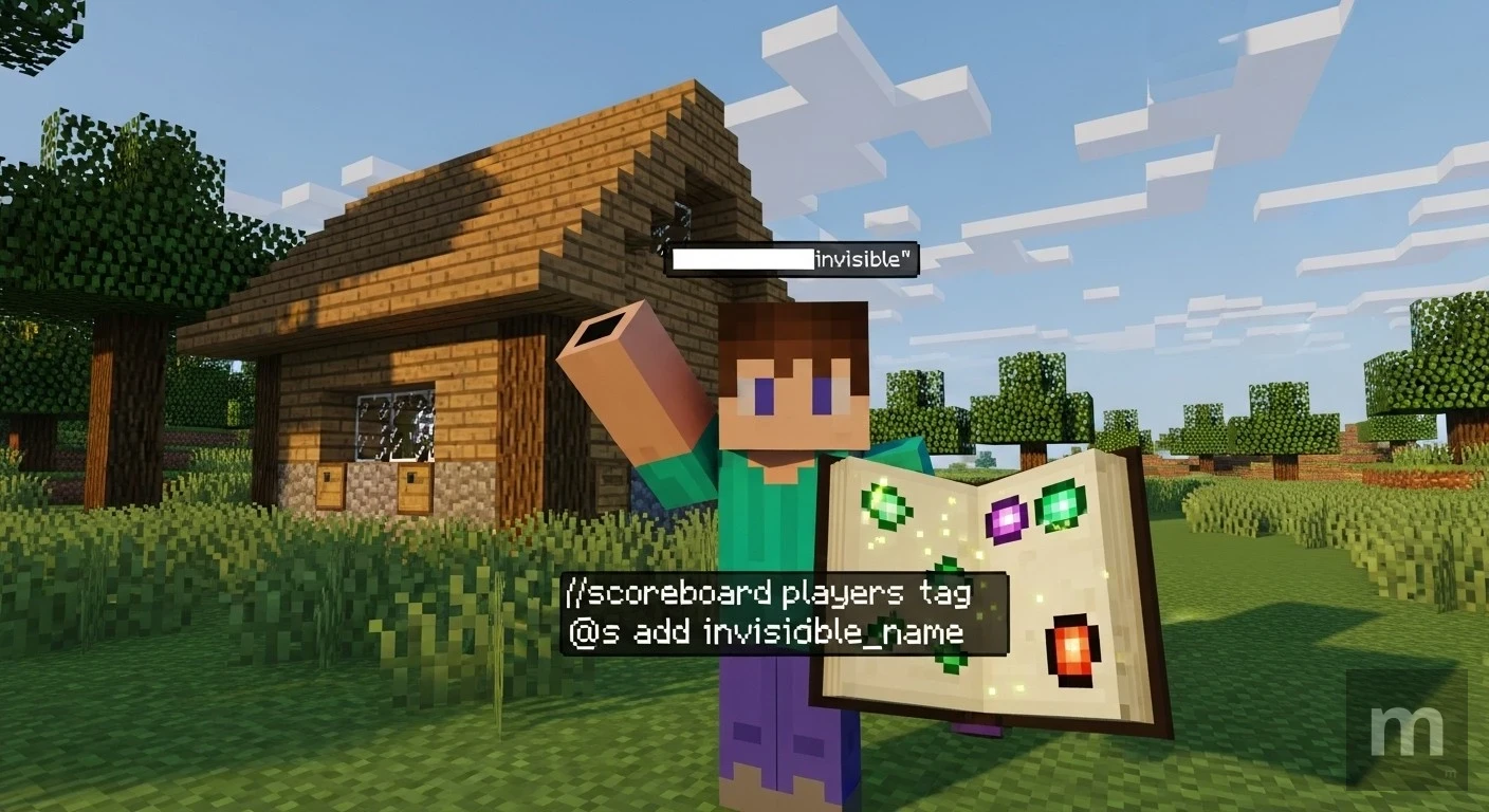 Como deixar o nick invisível no Minecraft