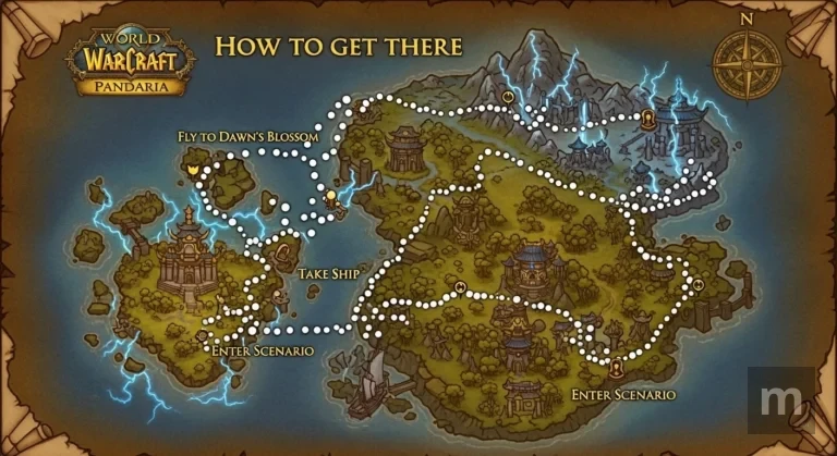 Como ir para Ilha do Trovão WoW