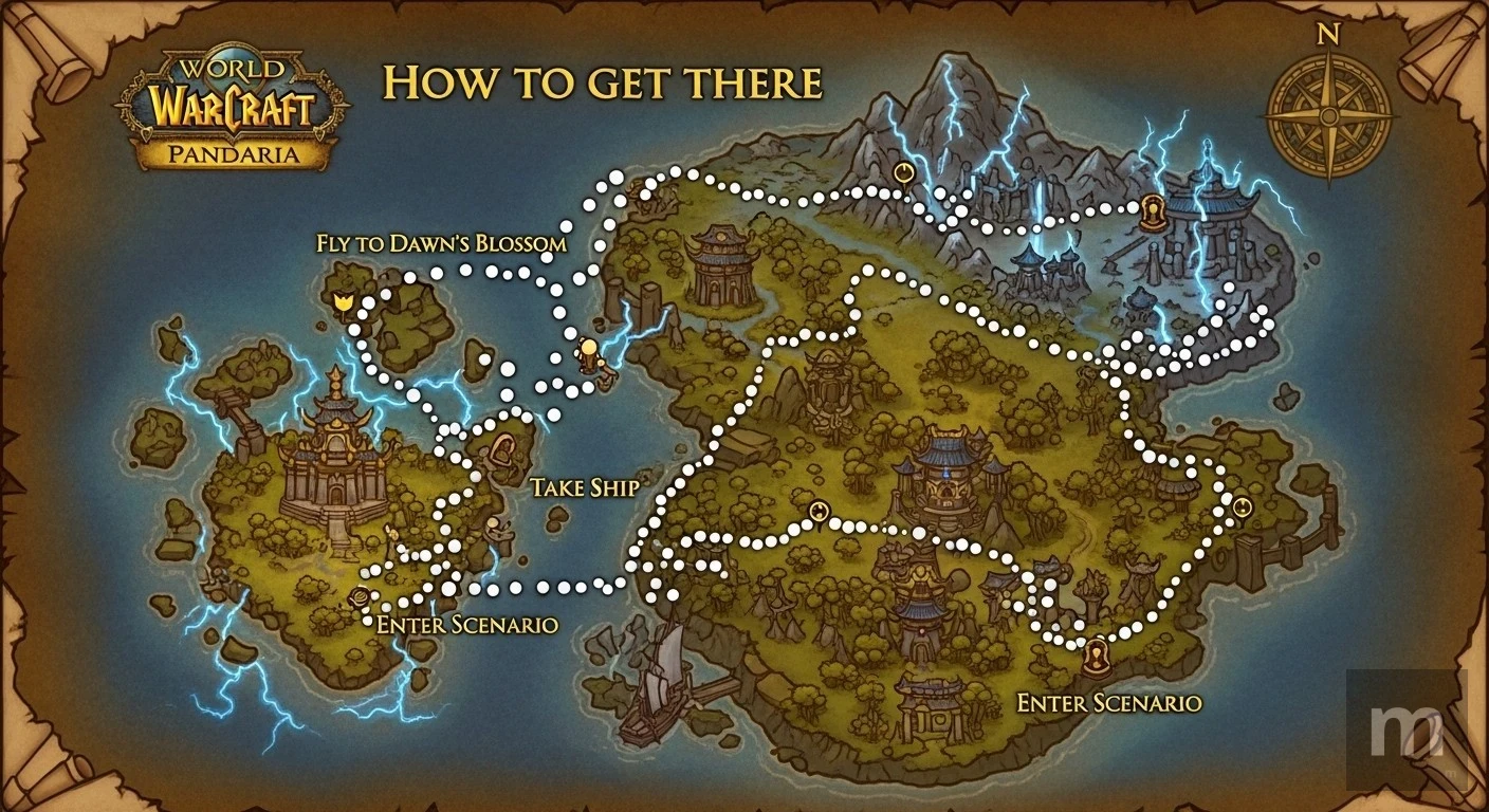 Como ir para Ilha do Trovão WoW