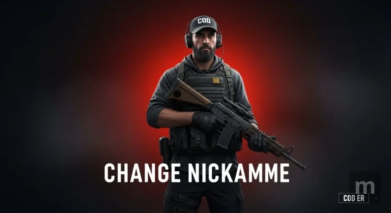 Como mudar o nick no COD