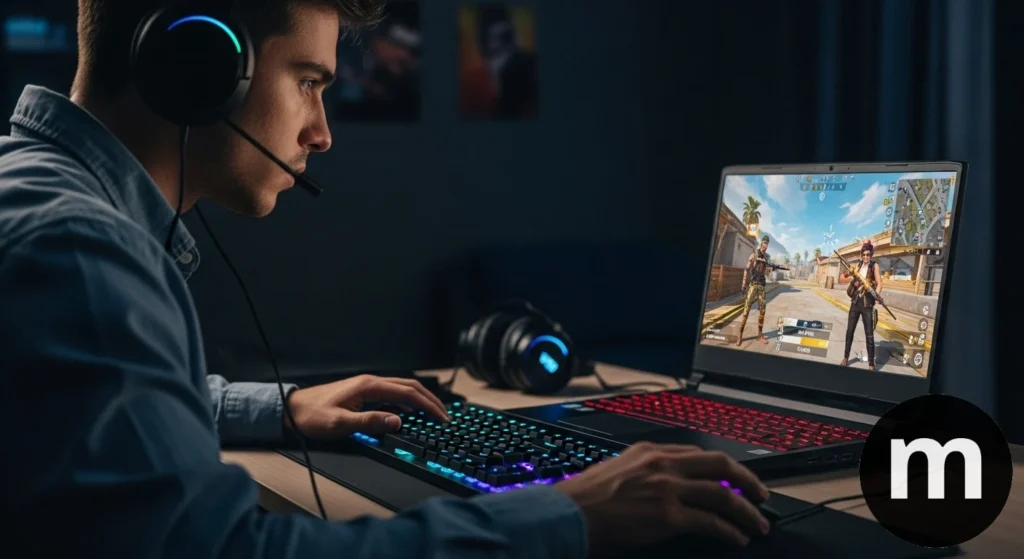 como jogar free fire no notebook