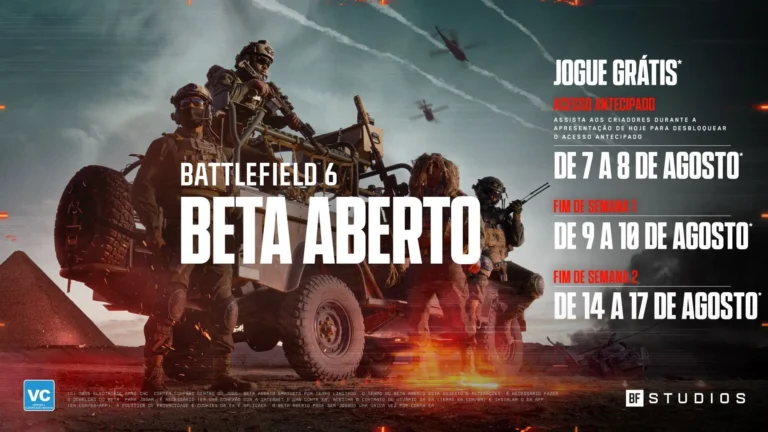 Beta Aberto de Battlefield 6 tem datas confirmadas; Pré-Venda Iniciada
