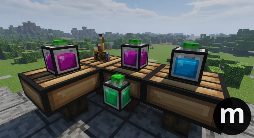 tabela pocoes minecraft