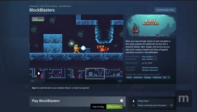 Block Blaster: jogo da Steam é removido após roubo de criptomoedas