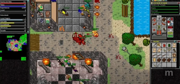 Conheça o Thirus 2D, um RPG nostálgico sem Pay-to-Win, inspirado em Ultima Online e Tibia