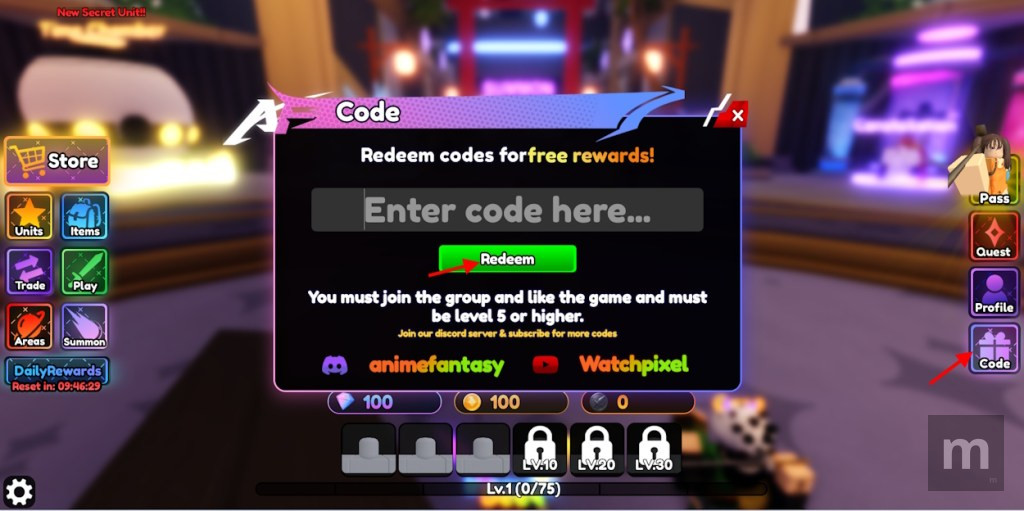 Anime Fantasy Codes: novos códigos atualizados para outubro de 2025 com recompensas imperdíveis 1 Anime Fantasy Codes: novos códigos atualizados para outubro de 2025 com recompensas imperdíveis