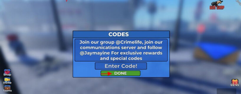Cali Shootout Codes: novos códigos atualizados com recompensas imperdíveis