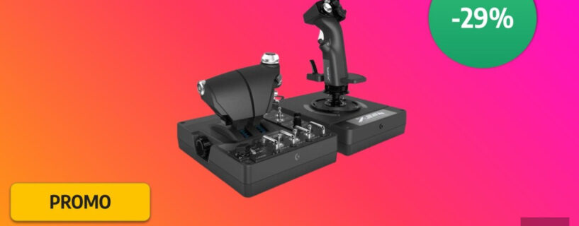 Star Citizen e Flight Simulator ganham joystick ideal com desconto de 29%