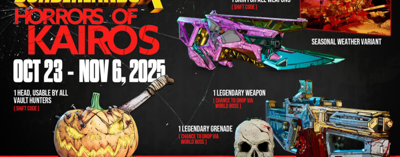 Borderlands ganha evento de horror gratuito com Blutregen e novas recompensas para os jogadores