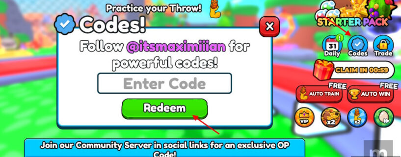 Throw a Basketball Codes: novos códigos atualizados de novembro de 2025