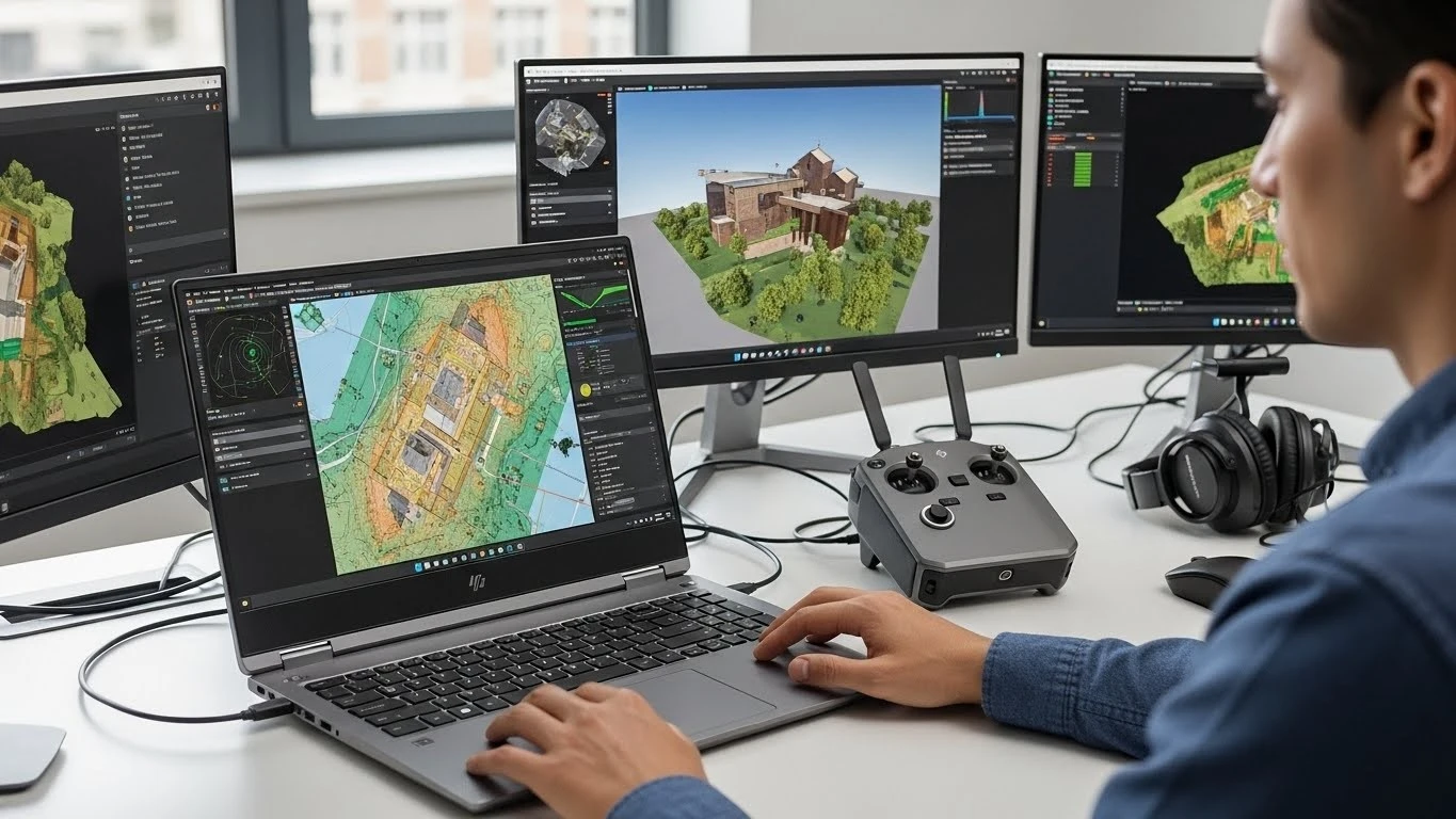 notebook processamento imagem drone
