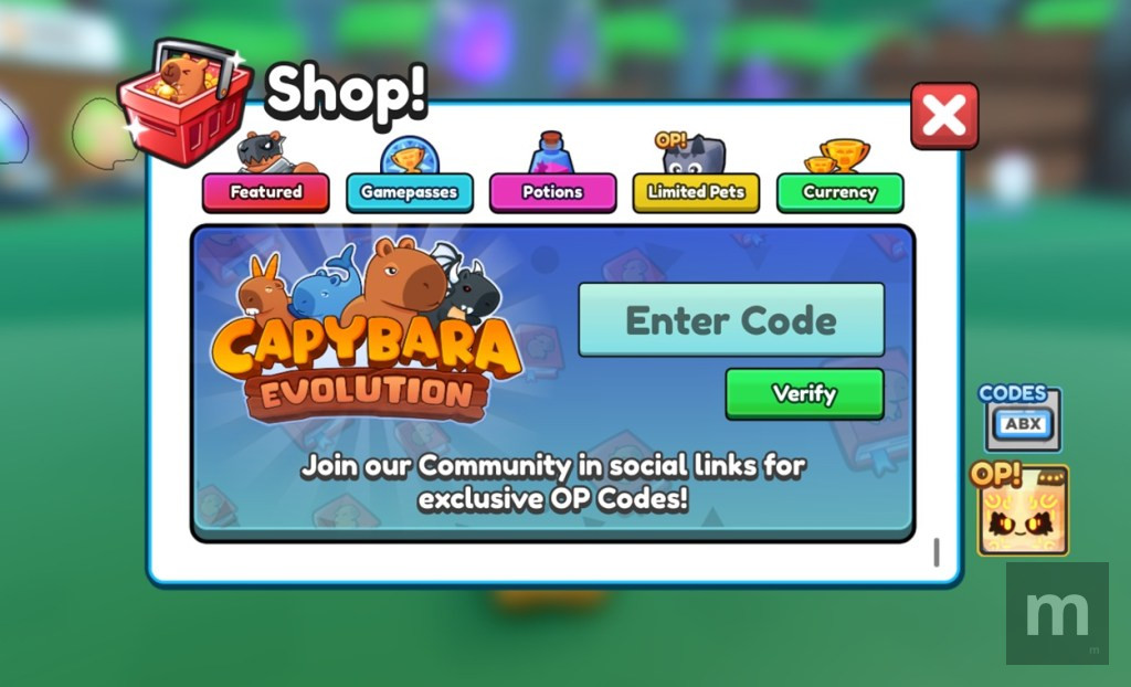 Capybara Evolution Codes: novos códigos atualizados para novembro de 2025 1 Capybara Evolution Codes: novos códigos atualizados para novembro de 2025