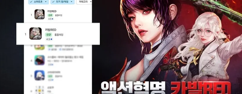 Cabal RED assume liderança no Google Play e confirma estreia explosiva na Coreia do Sul