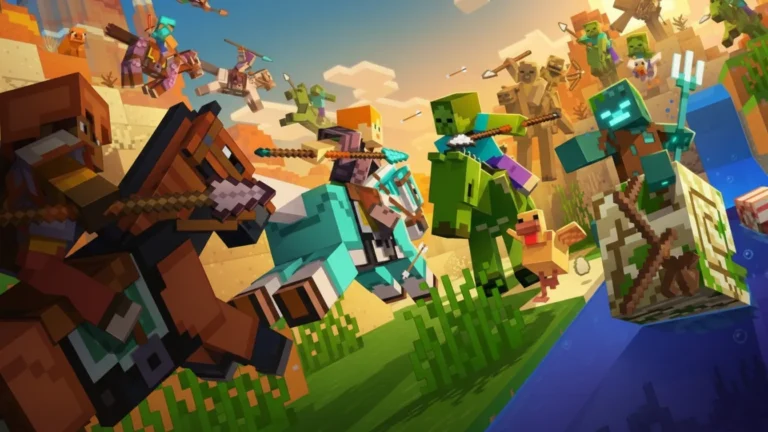 Novo update de Minecraft permite combate encima de montarias, armas tipo lança e mobs inéditos