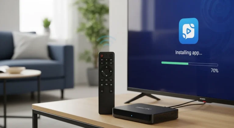 Tv box instalando app sozinho