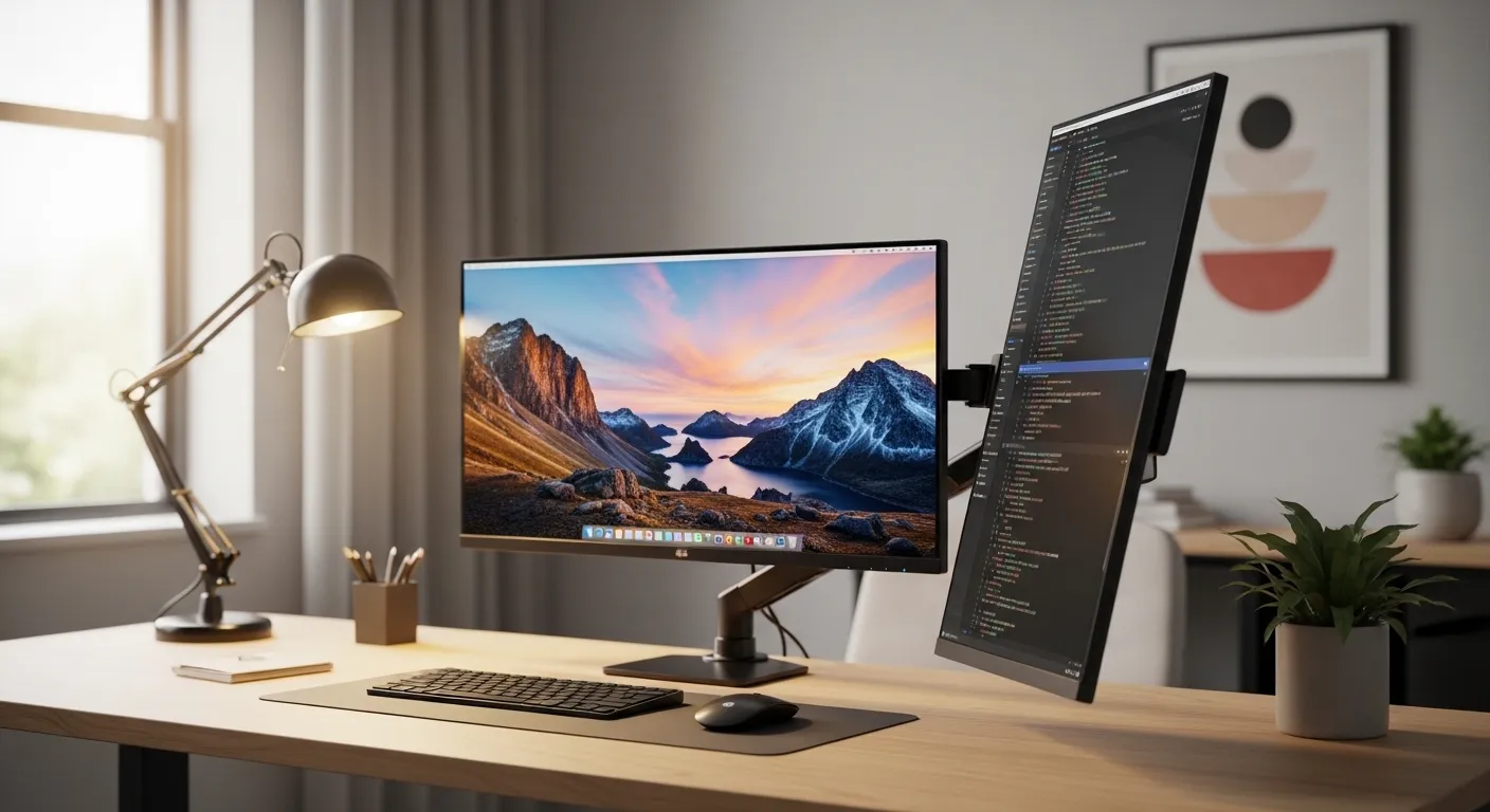 melhor monitor secundario vertical