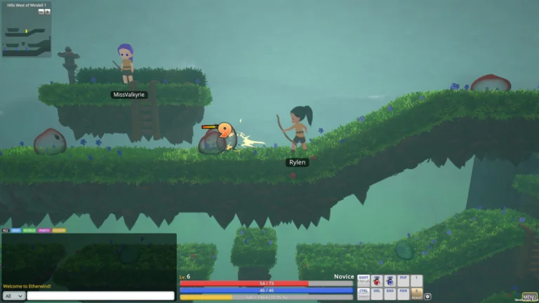 Etherwind: Novo MMORPG side-scrolling anuncia primeiro teste público no Steam