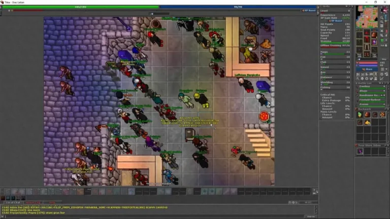 Tibia atinge marca de 30 mil jogadores e quebra recorde de anos