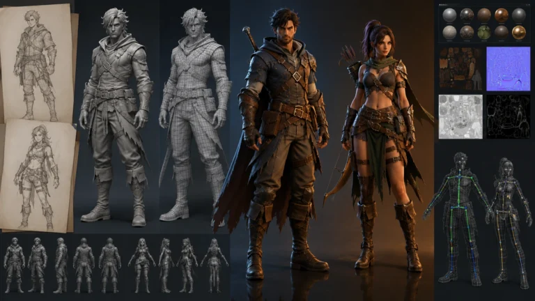 Como Criar Personagens Jogos
