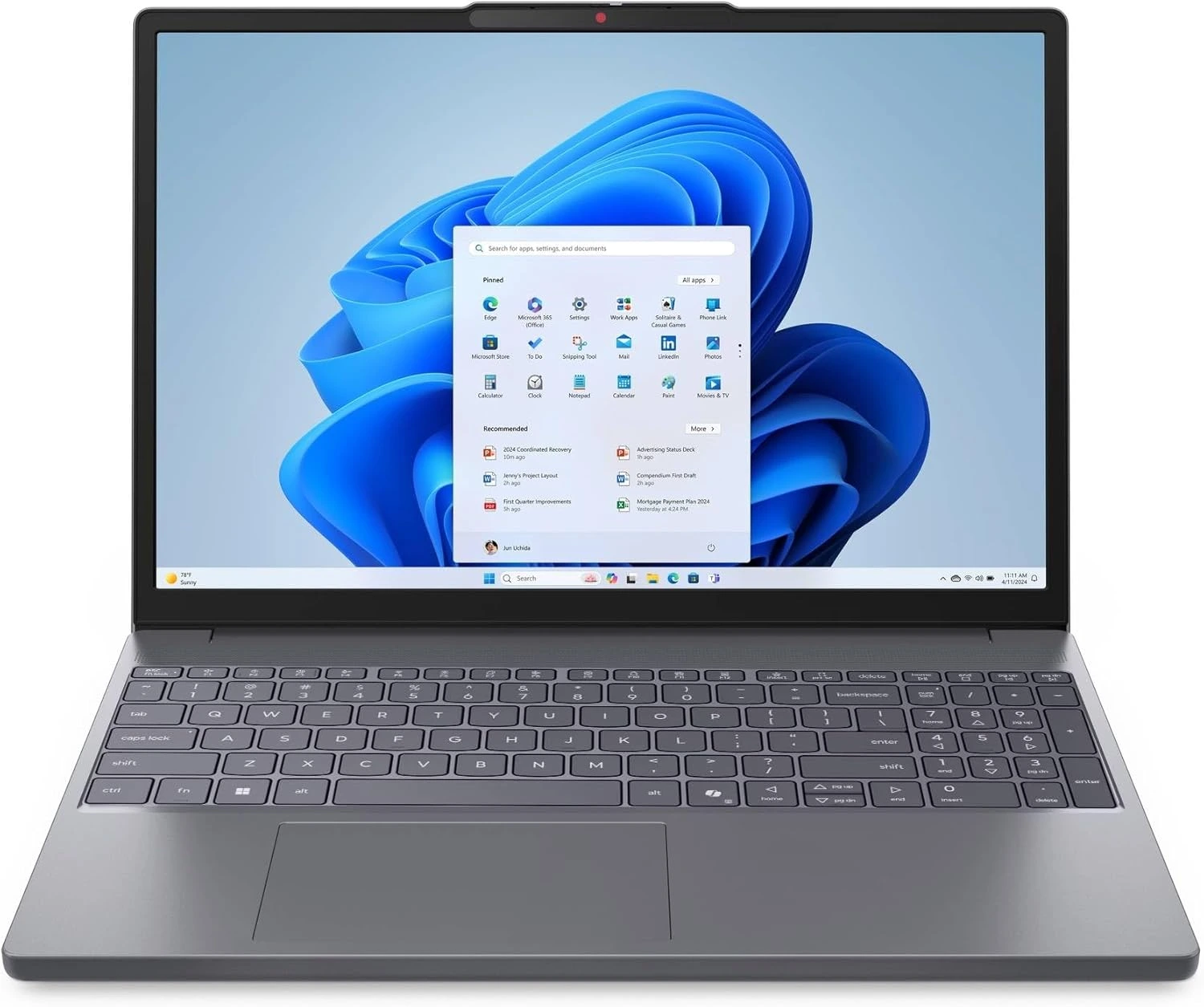 Notebook Lenovo IdeaPad Slim 3 15IRH10 Intel Core i5-13420H 16GB 512GB SSD Windows 11 15.3" - 83NS0001BR Luna Grey